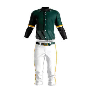 ชุดเครื่องแบบเบสบอลพิมพ์ลายโลโก้สำหรับกางเกงเจอร์ซี่ระบายอากาศสไตล์แฟชั่นที่มีสีแตกต่างกัน - Product Image 3