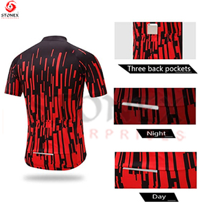 Conjunto de Jersey y Culotte de Ciclismo al Por Mayor de la Mejor Calidad, Transpirable, Ecológico, de Secado Rápido, con Impresión de Logotipo Personalizado - Product Image 4