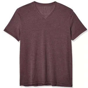 High Quality Men Oversized V Neck Causal Wear T-shirts Lightweight Home Use Causal T-shirts