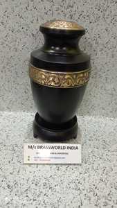 Urnas de cremación negras para adultos para entierro en el hogar y columbario 200 capacidad para funerales y conmemoración de cenizas humanas - Product Image 5