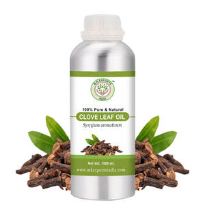 Huile essentielle de feuille de clou de girofle naturelle pure en vrac pour la fabrication de savon et de bougies de massage aromathérapie exportateur en gros et fournisseur OEM - Product Image 1