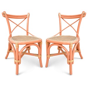 Sillas Tiffany para niños de alta calidad hechas en Vietnam, diseños modernos, silla de ratán para niños. - Product Image 2