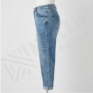 Pantalones Vaqueros Sexys para Mujer, Cintura Alta, Ajustados, Transpirables, de Lujo, a la Moda, Tallas Grandes - Product Image 3