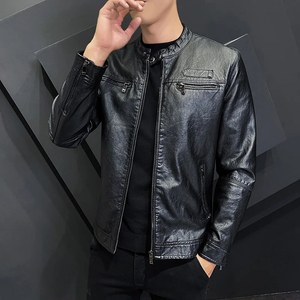แจ็คเก็ตหนังสำหรับผู้ชายแจ็คเก็ตหนังทำจากวัสดุที่ดีที่สุด - Product Image 4