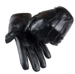 2025 guantes de cuero personalizados de alta moda para hombre guantes de cuero de Cabretta con pantalla táctil para teléfono móvil - Product Image 1
