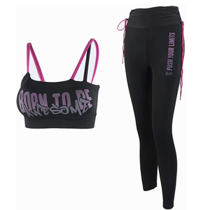 Nuevo estilo de ropa de Yoga para mujer, pantalones cortos de gimnasio, ropa de Fitness, Sujetador deportivo de entrenamiento, pantalones de talla grande, mallas de cintura alta, conjunto de Yoga para mujer - Product Image 5