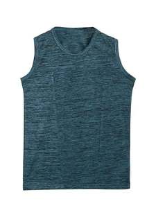 Haute Qualité Coton Noir Blanc Débardeur Sans Manches Fitness Sportswear Logo Personnalisé Hommes Singlet Débardeurs - Product Image 6