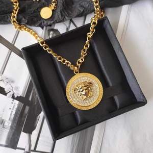 รูปร่างหัวมนุษย์ฮิปฮอปแฟชั่นเพชรจี้ขอบโซ่ได้รับการรับรองเครื่องประดับทองสำหรับแฟนของคุณ - Product Image 4