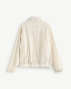 Men's 100% Cotton Breathable Zipper Raglan <b>Jacket</b> with Loose Fit Casual Print Solid Custom Size Autumn Routine Vietnam - Product Image 2