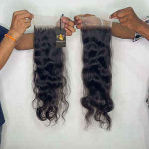 5x5 HD suisse dentelle fermeture perruques cheveux humains pré-plumés 5x5 6x6 vague de corps perruque de cheveux, cheveux humains bruts pour les femmes noires - Product Image 2