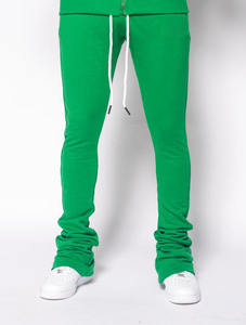 2026 Cheap SALE Custom Logo Workout Sweat Pants 100% Cotton Stacked <b>Trouser</b> <b>Joggers</b> Running Track Sweat Pants For Men's - Product Image 2