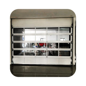 La conception coupe-vent peut voir à travers la <span class=keywords><strong>porte</strong></span> coulissante électrique <span class=keywords><strong>porte</strong></span> <span class=keywords><strong>de</strong></span> <span class=keywords><strong>garage</strong></span> industrielle moderne en verre anti-poussière - Product Image 2
