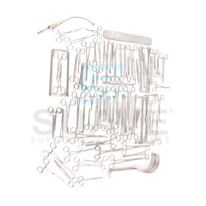 La base des instruments chirurgicaux Ensemble majeur de chirurgie de base 161 pièces utilisé pour la chirurgie à l'hôpital par SUAVE INSTRUMENTS SURGICAUX - Product Image 4