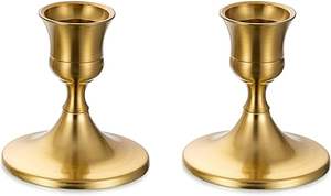 Handmade Modern Iron <b>Tealight</b> Votive <b>Candle</b> Stick <b>Holder</b> Black Gold for Home Decoration for Weddings Christmas Eve Hotels Dining - Product Image 3