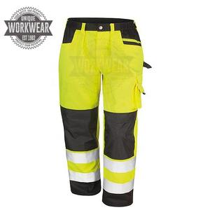 Pantalones de Trabajo de Seguridad Reflectantes de Dos Tonos, Impresión Personalizada, Poliéster/Algodón, Transpirables, Cómodos, Certificación CE, Unisex - Product Image 5
