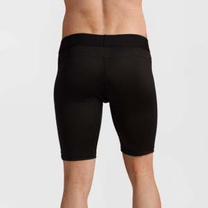 Shorts de compression pour hommes Elite en noir, leggings confortables - Product Image 2