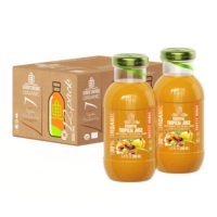 100% Biologisch Tropisch Sap Georgia's Natuurlijk Biologisch NFC Ananas Mango Dadel Sinaasappelsap in 200ml/300ml/750ml/1l Flessen