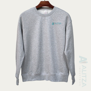Sudadera con forro polar para hombre, ropa interior de 100% algodón, jersey de cuello redondo de peso pesado, venta al por mayor - Product Image 4