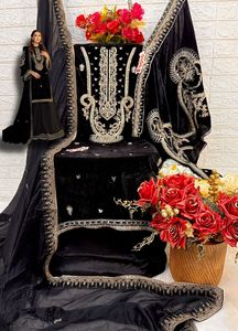 Ropa tradicional india Traje elegante Salwar Kameez Ropa india y pakistaní Traje Salwar a precio de exportación - Product Image 4