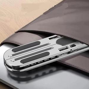 Soporte Ergonómico de Lujo para Portátil, Plegable, de Aluminio, Ajustable en 10 Ángulos de Altura, Diseño Ventilado y Portátil - Product Image 2