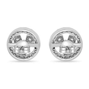 Pendientes Zarkan Slick Soul Silver Diamond, Dos en Uno, Accesorio Elegante - Product Image 5