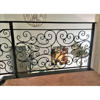 Rampe d'escalier de balcon en fer moderne, résistante aux UV, à la rouille et à l'eau, garantie 5 ans+, meilleure vente, haute qualité, directement de l'usine