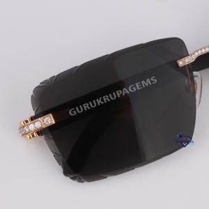 Lunettes de soleil en diamant Moissanite pour hommes et femmes, sans monture, dégradées, tendance, de haute qualité, vente en gros - Product Image 4