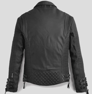 Nouvelle Veste en Cuir Unisexe Modèle 2026 Tendance Coupe-Vent Écologique Respirante Col Montant Logo Avant Style Vintage - Product Image 6