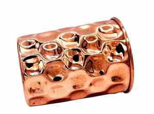 Vaso de Cobre Sólido Puro de Fabricación India con Diseño de Diamante para Beber en la Oficina, Restaurante o Camping - Product Image 6