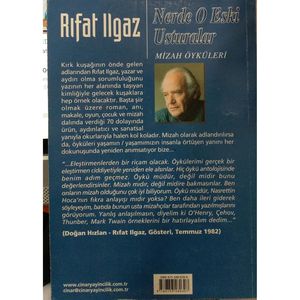 Dove sono quei vecchi rasoi-Rıfat Ilgaz