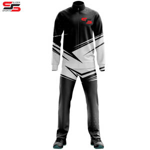 Vente en gros de pantalons de survêtement et sweat à capuche évasés en polaire polyester et coton pour hommes survêtements en éponge française - Product Image 6