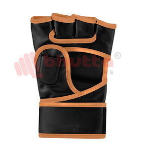 Equipo de boxeo profesional Guantes de cuero Mma Guantes Mma duraderos de cuero de medio Dedo de alta calidad - Product Image 3