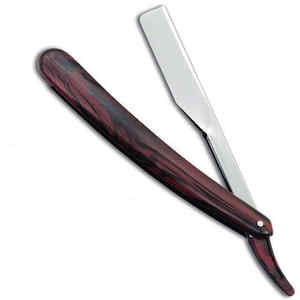 Maquinilla de afeitar plegable para peluquero, cuchillo de afeitar plegable recto de acero inoxidable para peluquero - Product Image 2