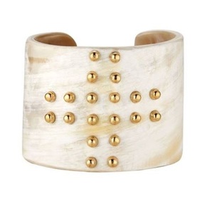 Brazalete de Cuerno de Búfalo Natural Ecológico Hecho a Mano Tradicional, Joyería de Moda para Mujer, Proveedor Mayorista - Product Image 1