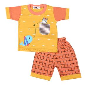 Costume à manches courtes pour garçons 4549 - Jaune - C - Product Image 1