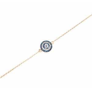 925 Sterling Silver Evil Eye <b>Bead</b> Chain <b>Bracelet</b> Fashion <b>Charm</b> <b>Bracelets</b> - Product Image 2