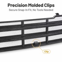 Grille de protection inférieure en ABS pour Volkswagen Tharu XR 2025 – Insert en maille pour radiateur