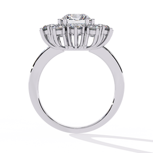 IGI Certified Radiant Cut Lab Grown Diamond Ring 14K Yellow Gold DE VVSVS Clarity Luxury Bridal Jewelry <b>Gift</b> - Product Image 5