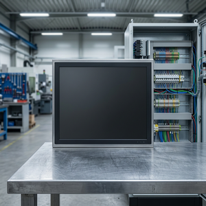Monitor Táctil Serial RS232 Confiable con Soporte de Montaje en Panel - Product Image 1