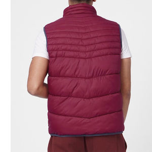 แจ็กเก็ตและสเวตเตอร์สำหรับผู้ชายแจ็คเก็ตบุนวมทรงพองแขนกุดสำหรับฤดูหนาว - Product Image 2