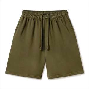 กางเกงซับเหงื่อสำหรับผู้ชายกางเกงขาสั้นฟอกสีแบบซับลิเมชัน GSM สำหรับออกกำลังกายในยิมกางเกงขาสั้นสำหรับผู้ชาย - Product Image 1