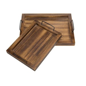 Plato de madera elegante Premium Ideal para organizar fiestas Queso Frutas Snacks Aperitivos Pan - Product Image 5
