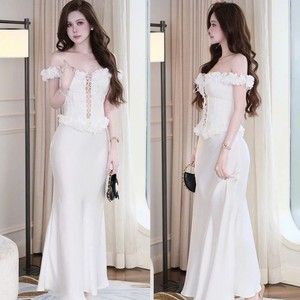 Robe longue pour femme, sans bretelles, à lacets, sur mesure, OEM, pour occasions formelles - Product Image 3