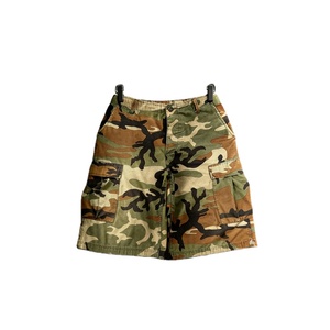 2026 New Custom Solid Elastic Waist Casual Cargo Shorts Men Oversized Baggy Knee Length Multi Pocket Canvas Quick Dry 100% Nylon - Product Image 1