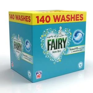Cápsulas de Detergente Líquido para Lavandería Fairy Non Bio, 140 Unidades - Product Image 2