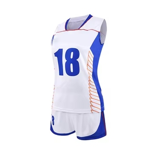 High Quality Lightweight Sublimated Volleyball <b>Jersey</b> <b>Short</b> Custom Designed Sport Set Breathable Comfortable Uniform - Product Image 1