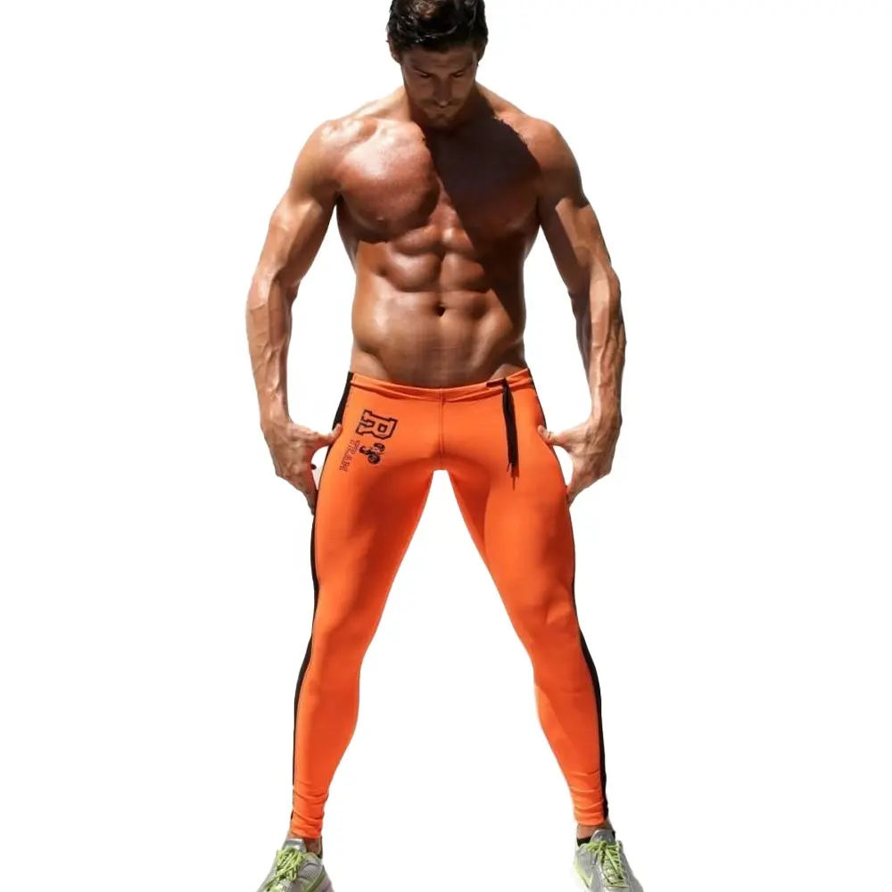 Sıcak ürün erkekler seksi son tasarım sıkıştırma spor Yoga Legging en iyi tedarikçisi fabrika yapılan en kaliteli lüks erkekler Legging