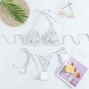 Best Quality & Quick Dry Custom Women Beach Wear Crystal Rhinestone <b>Bikini</b> <b>Set</b> Sexy Diamond Swimsuit For All Sizes - Product Image 6
