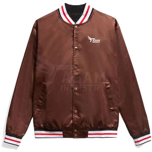 Vestes en satin de polyester à vendre 2026 – Qualité supérieure – Veste en satin pour homme personnalisée - Product Image 1