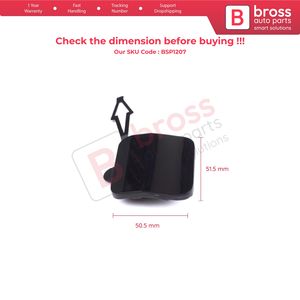 Cubierta de Gancho de Remolque para Parachoques Trasero BSP1207, Imprimada, para Clio MK5 V B7 BJA 2019-2023 Pre-Facelift 511654352R, Piezas de Auto Bross - Product Image 2